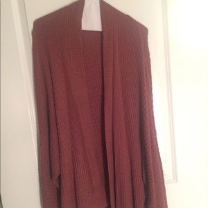 EXPRESS OPEN FRONT TEXTURED CARDIGAN